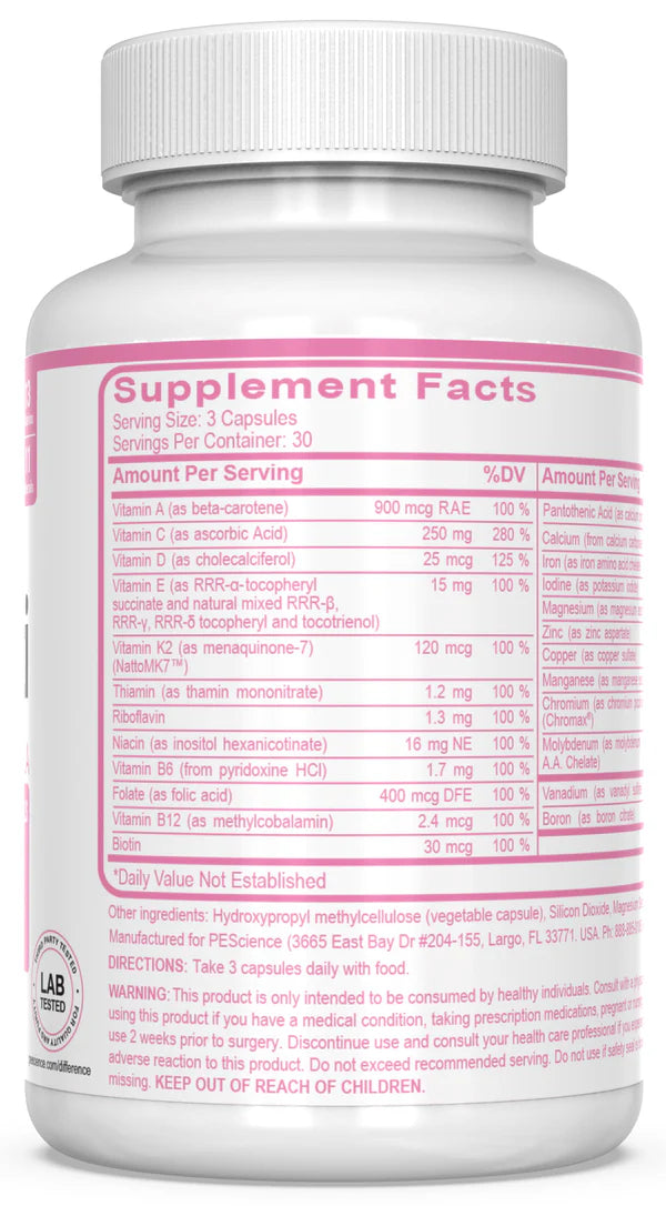 Pescience TruMulti Women's Multivitamin (90 capsules)