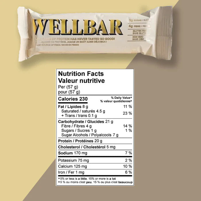 WELLBAR GF Keto Protein Bar (1 Bar)