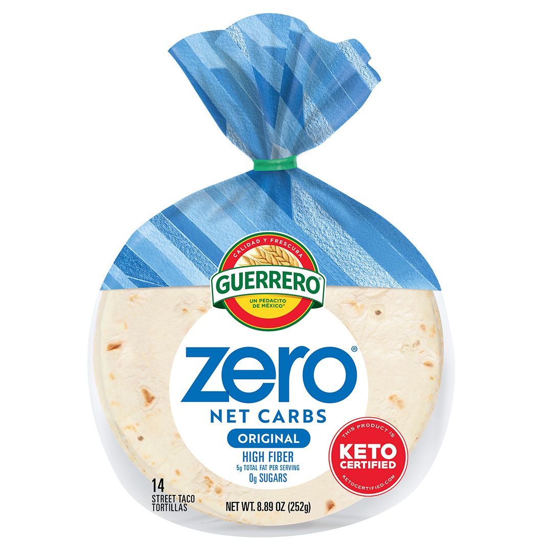 Guerrero Street Taco Size Zero Net Carbs Tortillas -(14 taco tortillas) — Original Tortilla "BEST BY MARCH 29 2026 FINAL SALE"