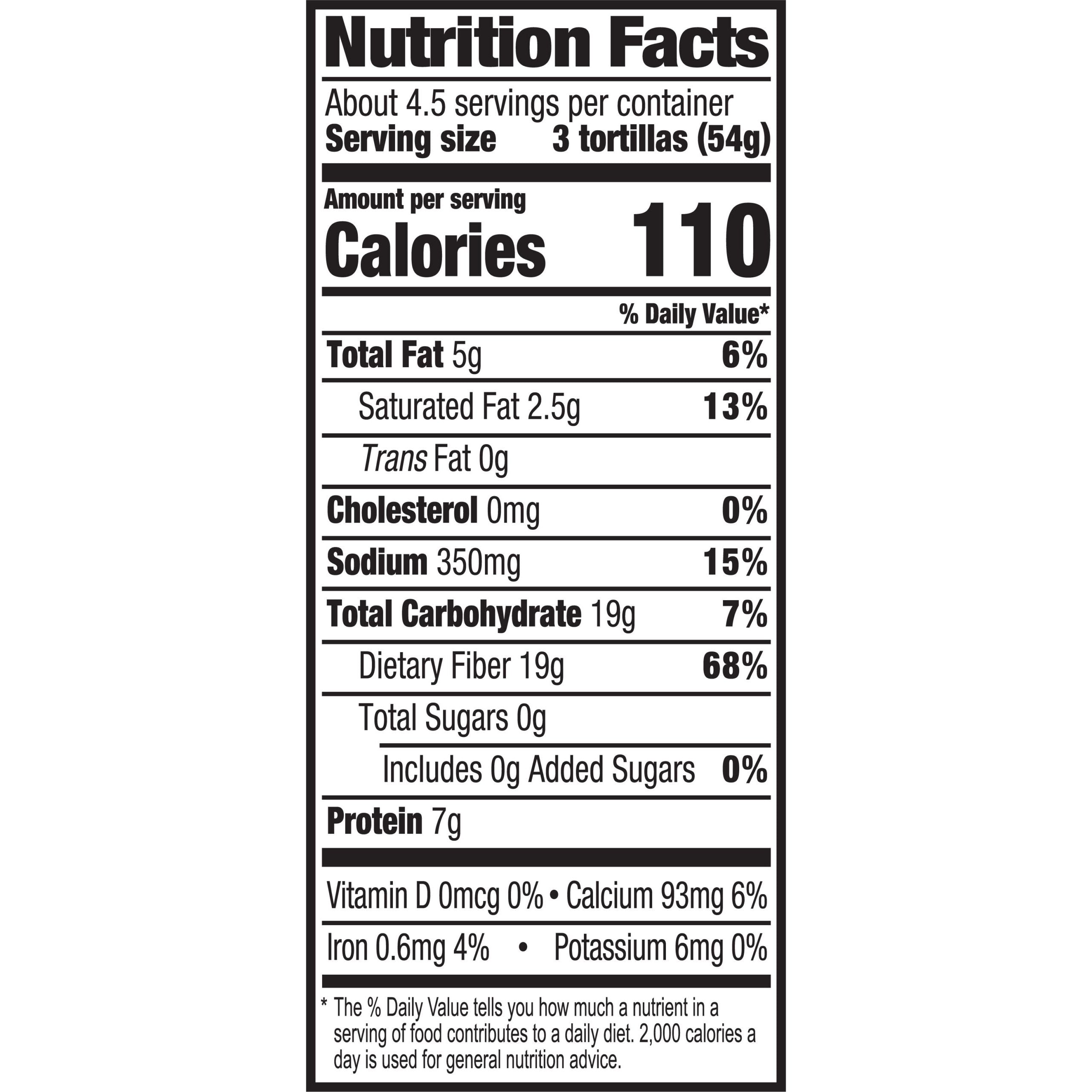 Guerrero Street Taco Size Zero Net Carbs Tortillas -(14 taco tortillas) — image 5