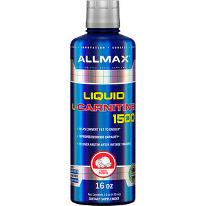 ALLMAX Liquid L-Carnitine (473 ML) Fat Burners Fruit Punch Allmax Nutrition