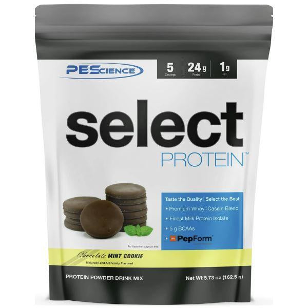 PEScience Select Protein TRIAL SIZE (5 servings) pescience-select-protein-trial-size-5-servings Whey Protein Chocolate Mint Cookie PEScience