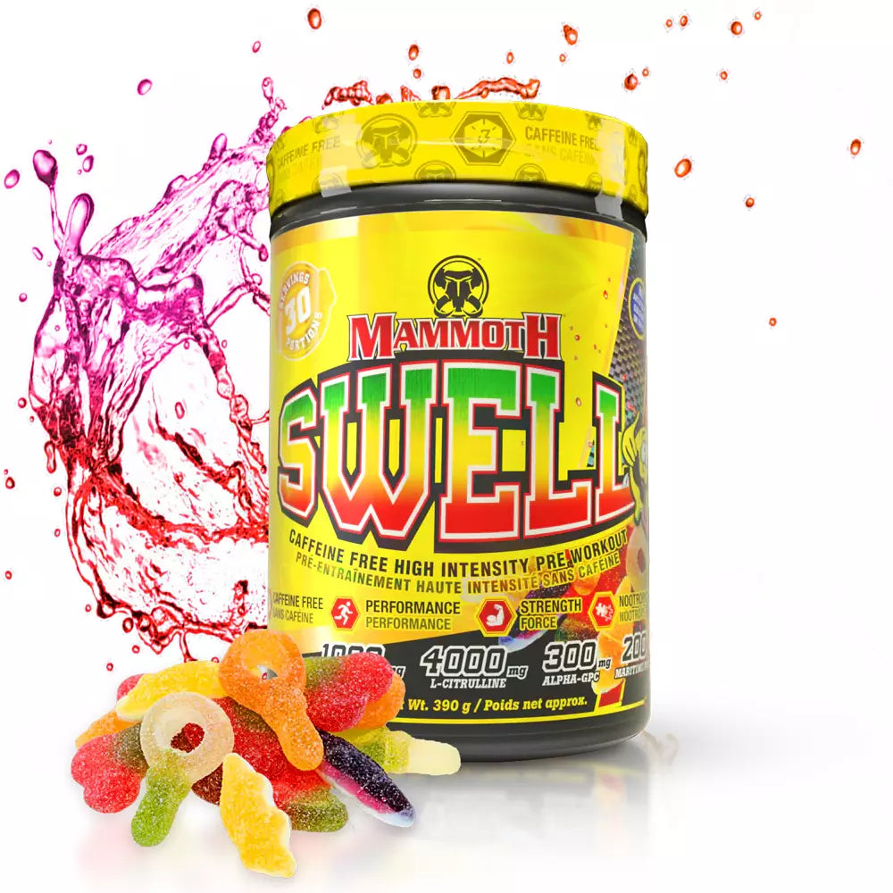 Mammoth Swell Caffeine Free Preworkout (380g) Pre-workout Sour Candy Mammoth