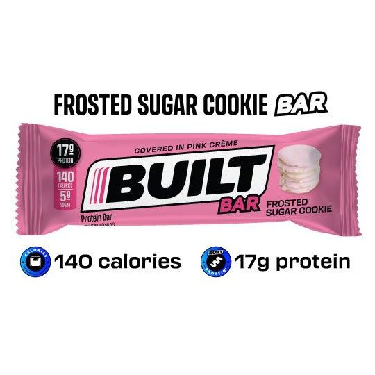 Built Protein Bar (1 bar) Protein Snacks Frosted Sugar Cookie Built Bar
