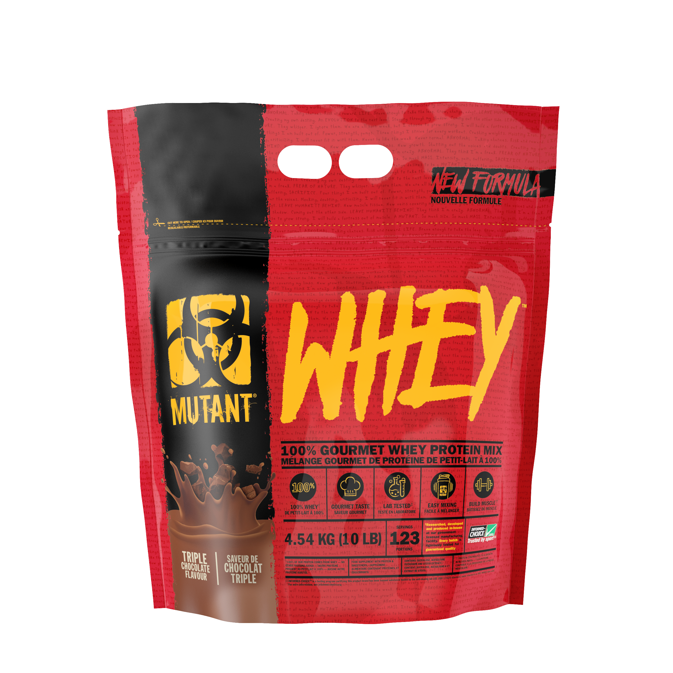 Mutant Whey (10 lbs) Whey Protein Triple Chocolate Mutant