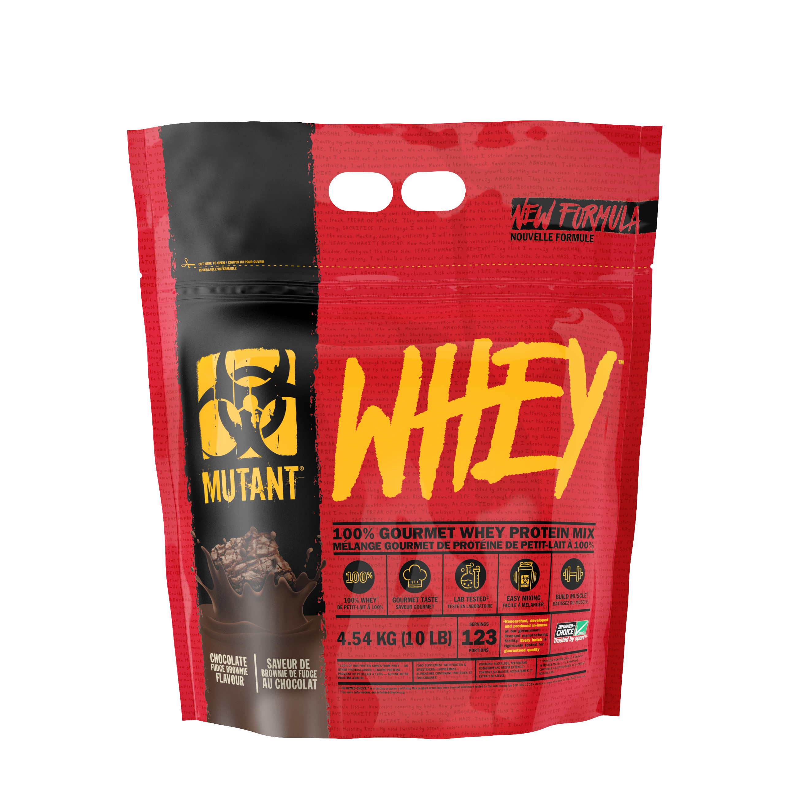 Mutant Whey (10 lbs) mutant-whey-10lbs Whey Protein Chocolate Fudge Brownie Mutant