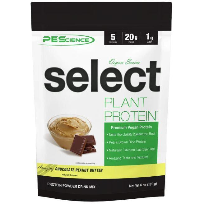 PEScience Select VEGAN Protein TRIAL SIZE (5 servings) pescience-select-vegan-protein-trial-size-5-servings Vegan Chocolate Peanut Butter Top Nutrition and Fitness