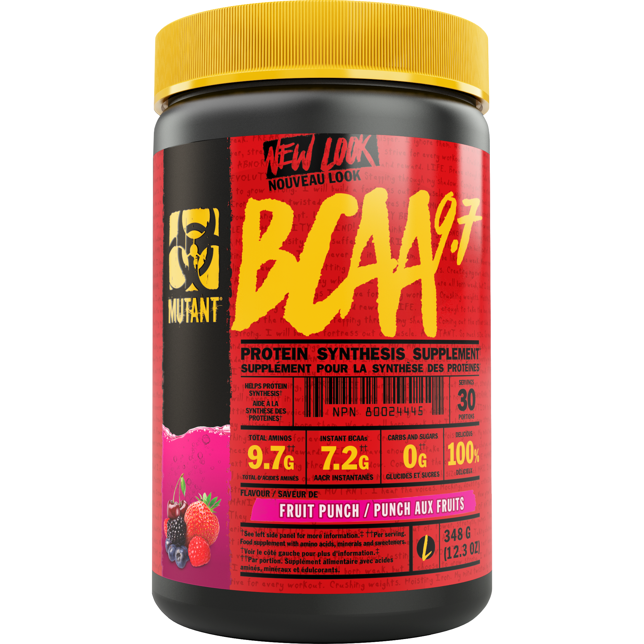 Mutant BCAA 9.7 (30 servings) BCAAs and Amino Acids Fruit Punch Mutant