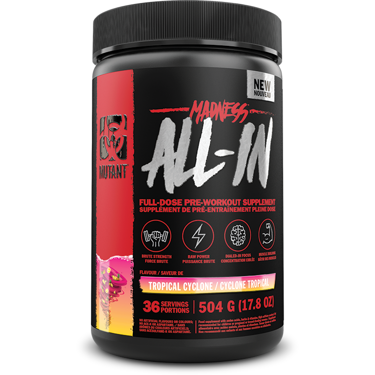 Mutant Madness ALL-IN Pre-Workout & BCAA (36 servings) mutant-madness-all-in-pre-workout-bcaa-36-servings Pre-workout Tropical Cyclone Mutant