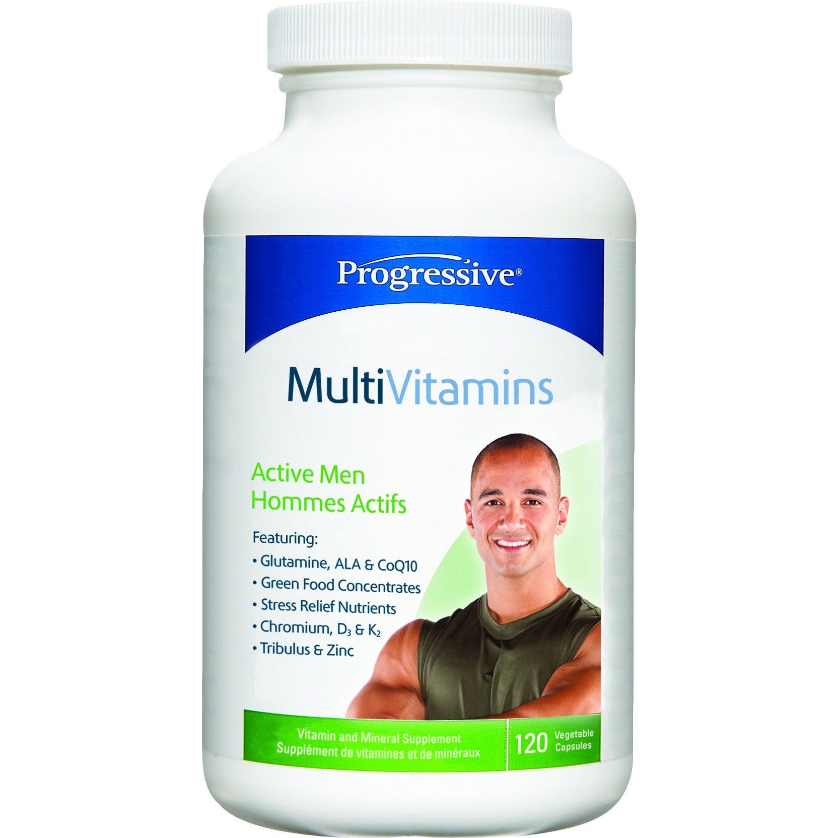 Progressive Active Men's Multivitamin 120 caps Multivitamins Progressive