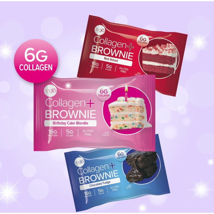 321GLO Protein Brownie (1 brownie) - Top Nutrition and Fitness