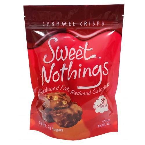 Sweet Nothings KETO Low-Calorie Chocolate Candy (1 bag of 7 servings) Protein Snacks Caramel Crispy sweet nothings