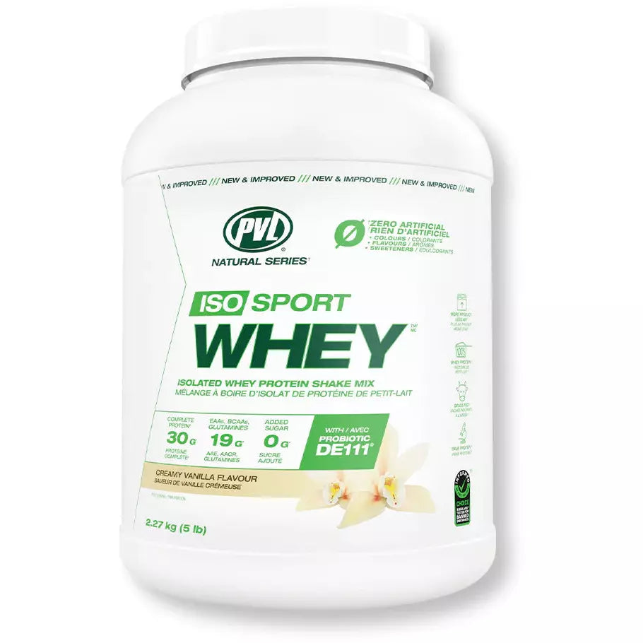 PVL IsoSport Whey (2.27kg) Whey Protein Creamy Vanilla Pure Vita Labs