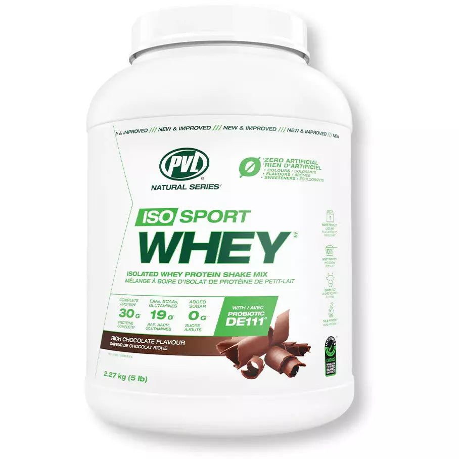 PVL IsoSport Whey 2.27kg Pure Vita Labs Top Nutrition Canada