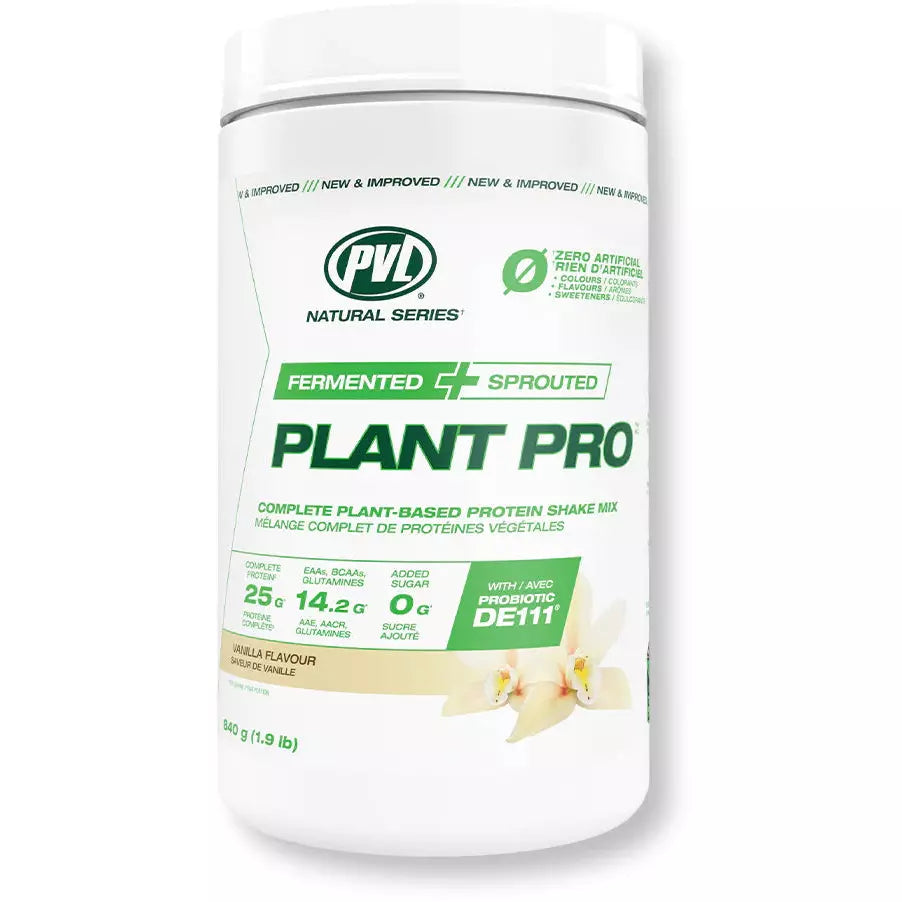 PVL Fermented & Sprouted Plant-Pro 840g Pure Vita Labs Top Nutrition Canada