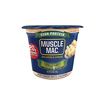 MuscleMac Protein Macaroni and Cheese Single Serve musclemac-protein-macaroni-and-cheese-single-serve Protein Snacks White Cheddar MuscleMac