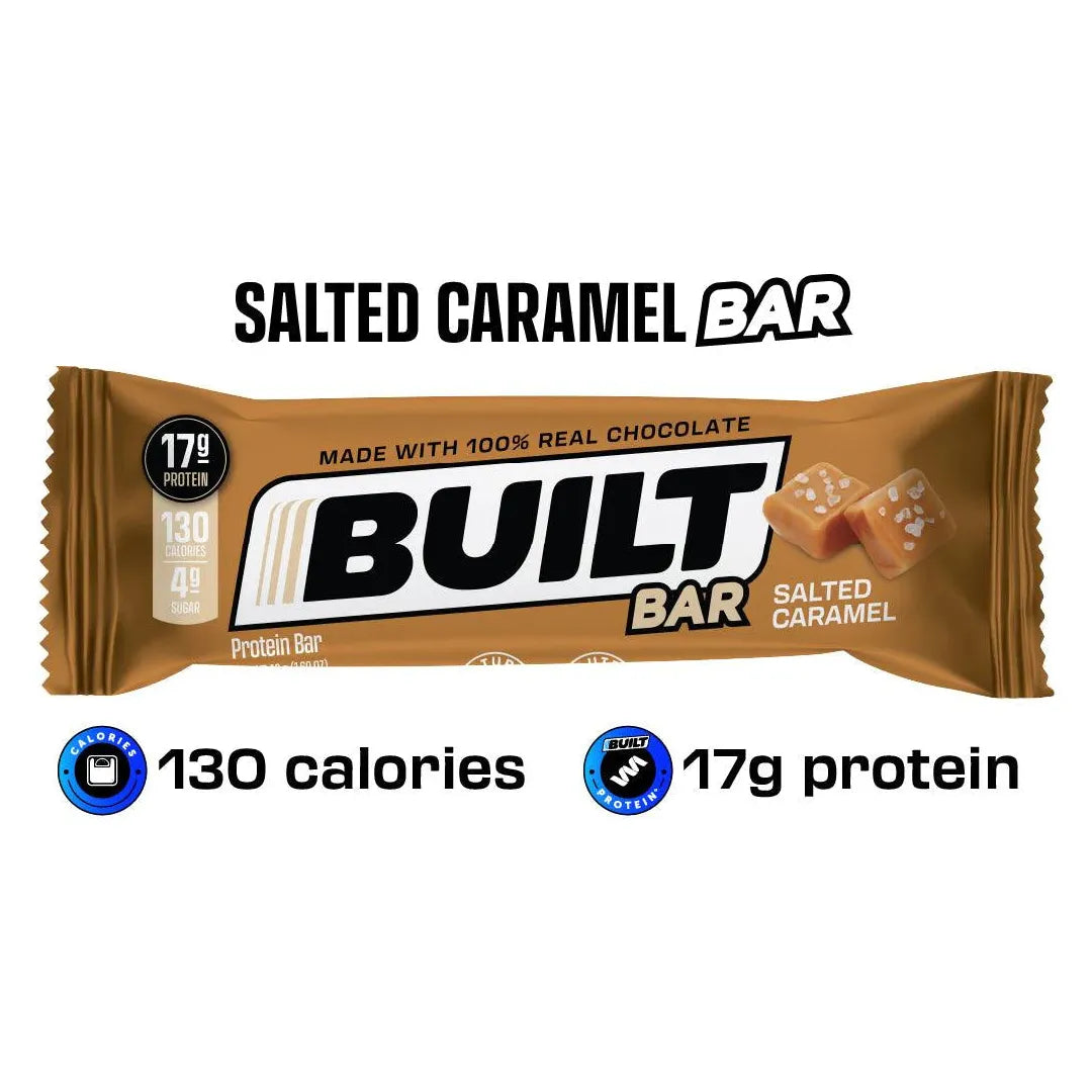 Built Protein Bar (1 bar) Protein Snacks Salted Caramel Built Bar