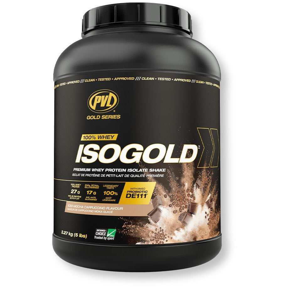 PVL IsoGold Whey Isolate & Hydrolysate 5lbs Pure Vita Labs Top Nutrition Canada