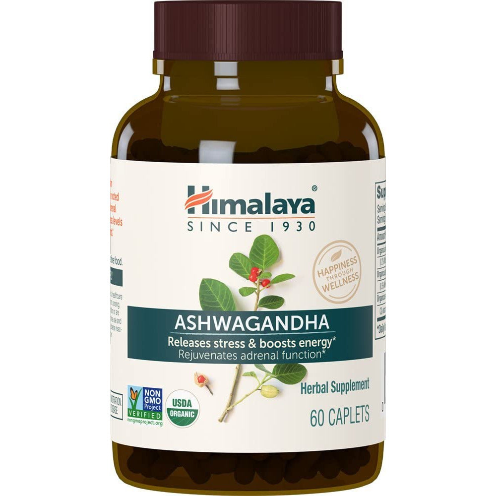 Himalaya Organic Ashwagandha (60 caplets) Health and Wellness Himalaya