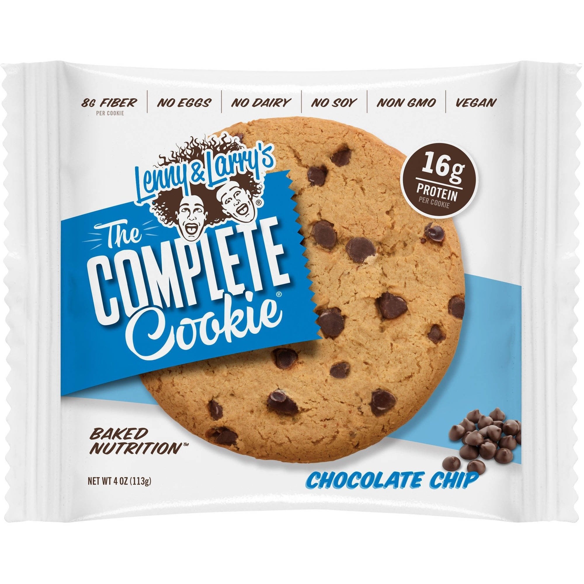 Lenny & Larry's Vegan Protein Cookie (1 cookie) Protein Snacks Chocolate Chip Lenny & Larry