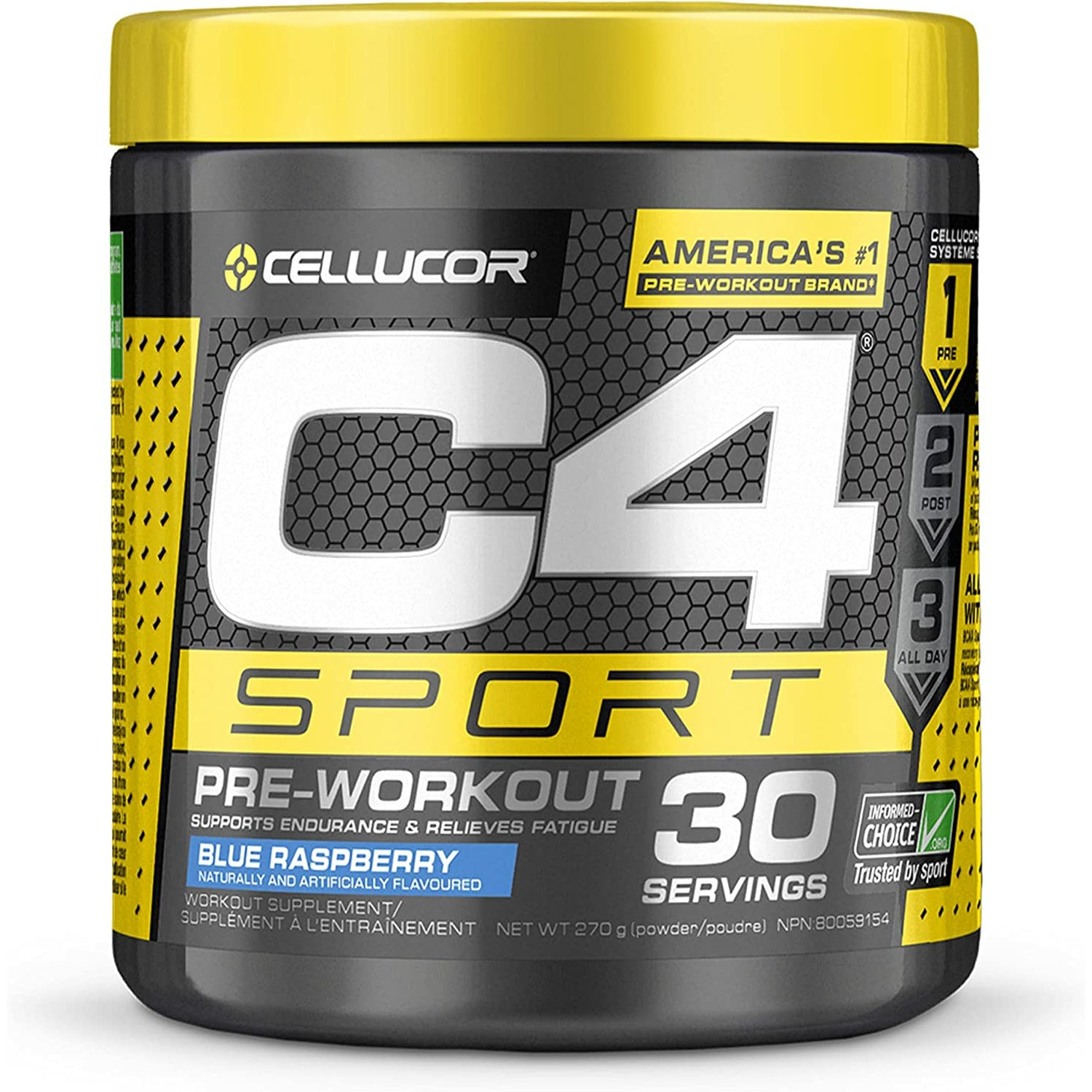 Cellucor NEW C4 SPORT Pre-Workout (30 servings) cellucor-new-c4-sport-pre-workout-30-servings Blue Raspberry Cellucor