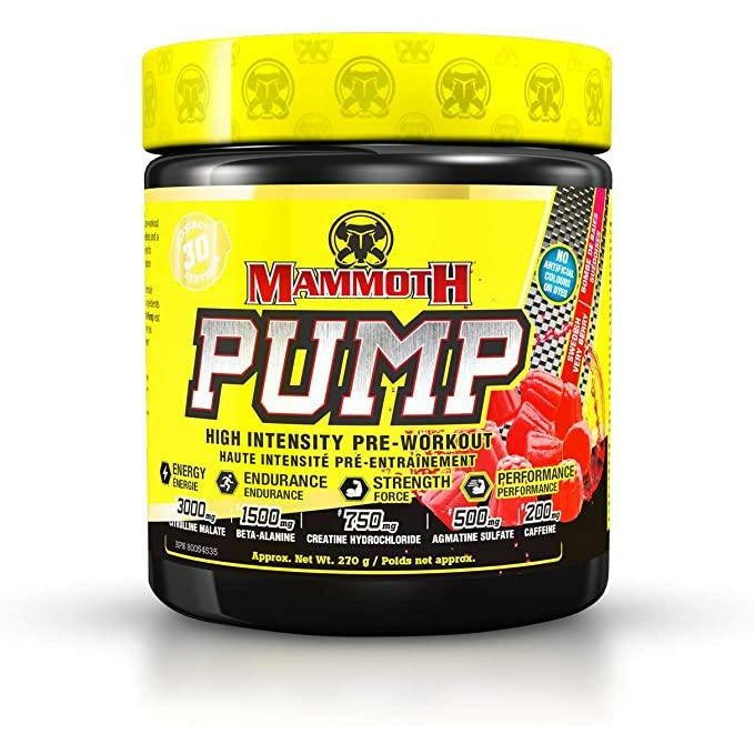 Mammoth Pump Pre-Workout (30 servings) Pre-workout Swedish Very Berry Mammoth