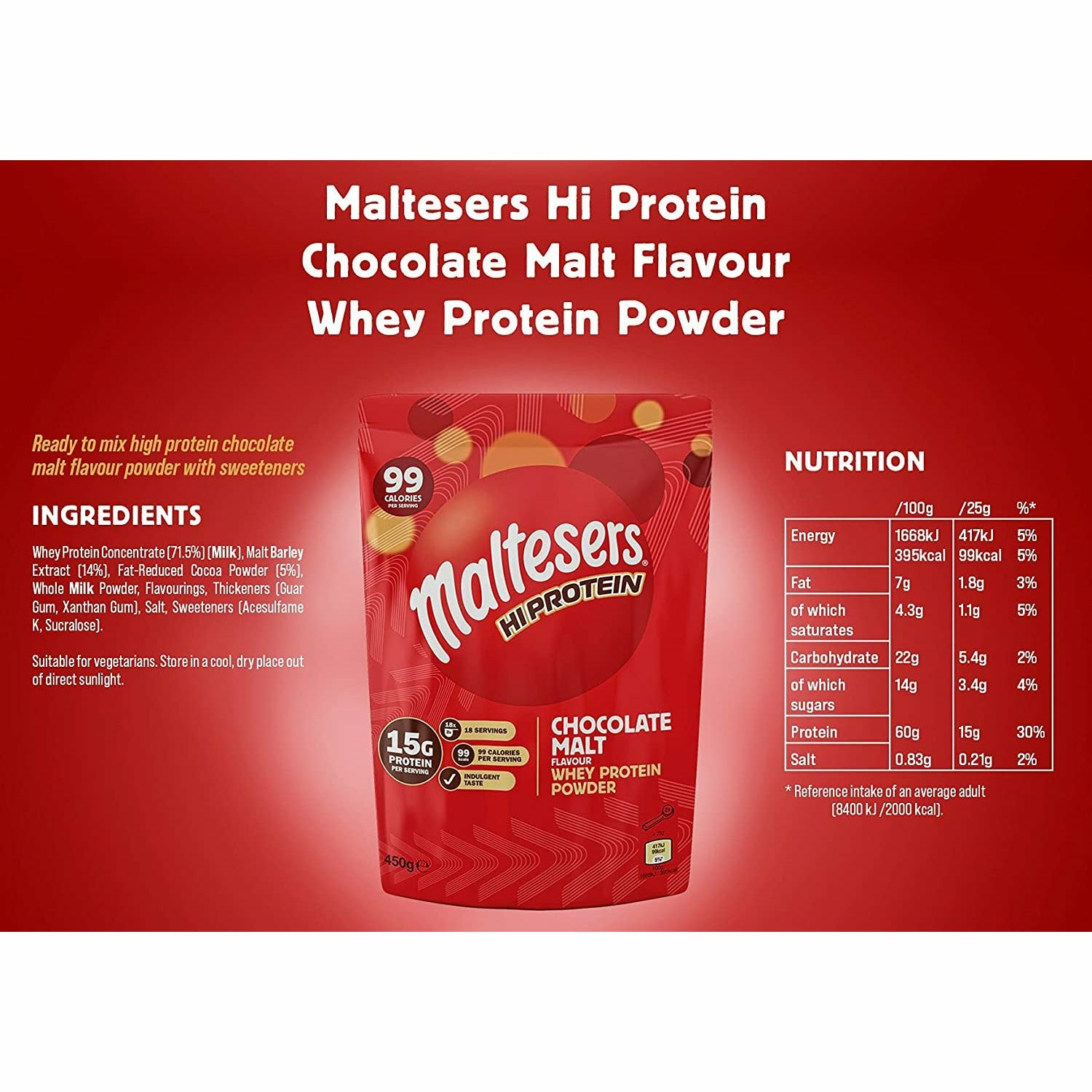 MARS Brand Hi Protein Whey Protein Powder 25 servings HiProtein Top Nutrition Canada