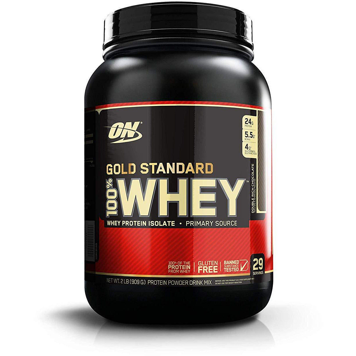 Optimum Nutrition Gold Standard 100% Whey (2 lb) Whey Protein Blend Double Rich Chocolate Optimum Nutrition