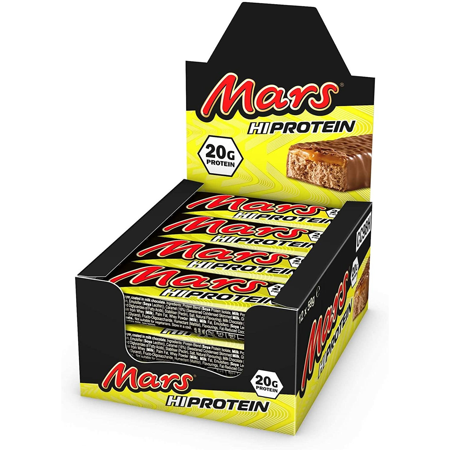 Mars Brand Hi-Protein Bar (1 BOX of 12) Protein Snacks Mars Bar Original BEST BY FEB/2023 Mars Brand