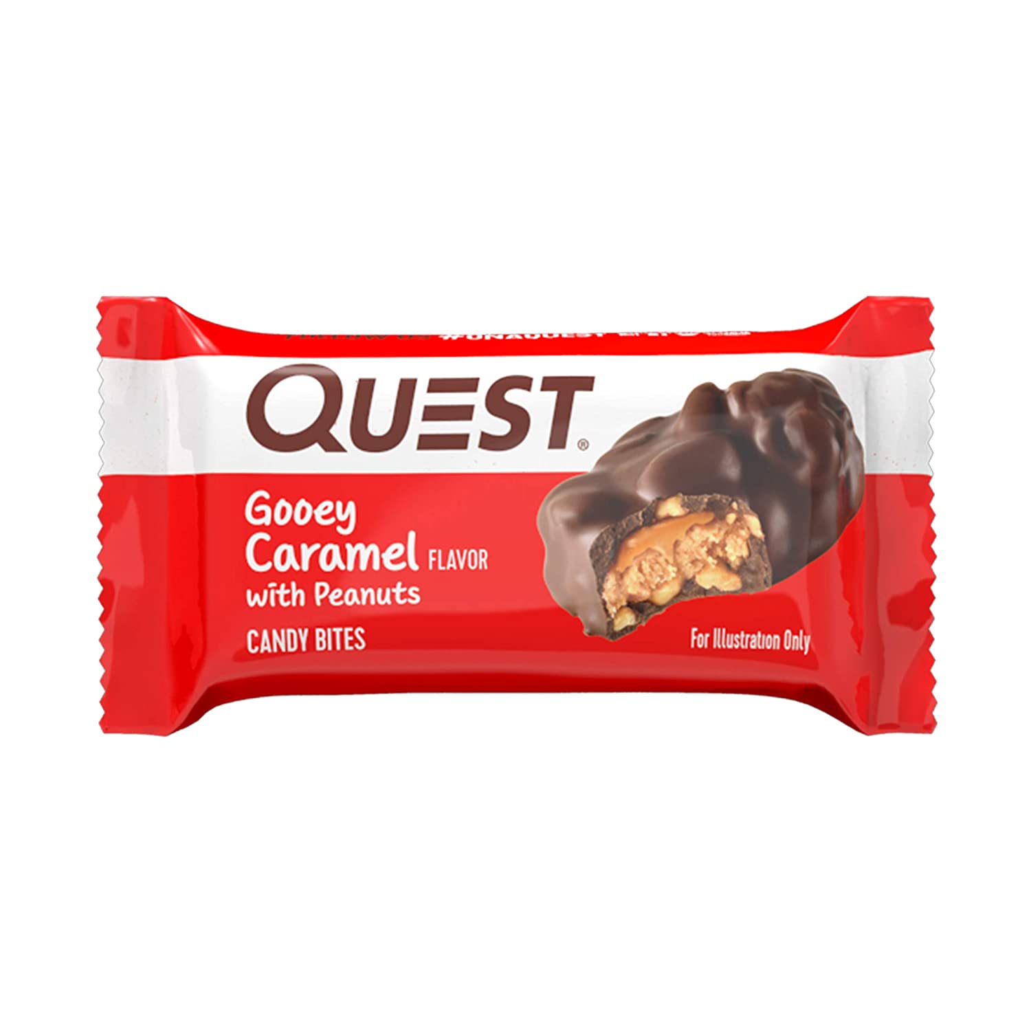 Quest Nutrition Candy Bites (1 bite) Protein Snacks Gooey Caramel with peanuts Quest Nutrition quest-nutrition-candy-bites-1-bite