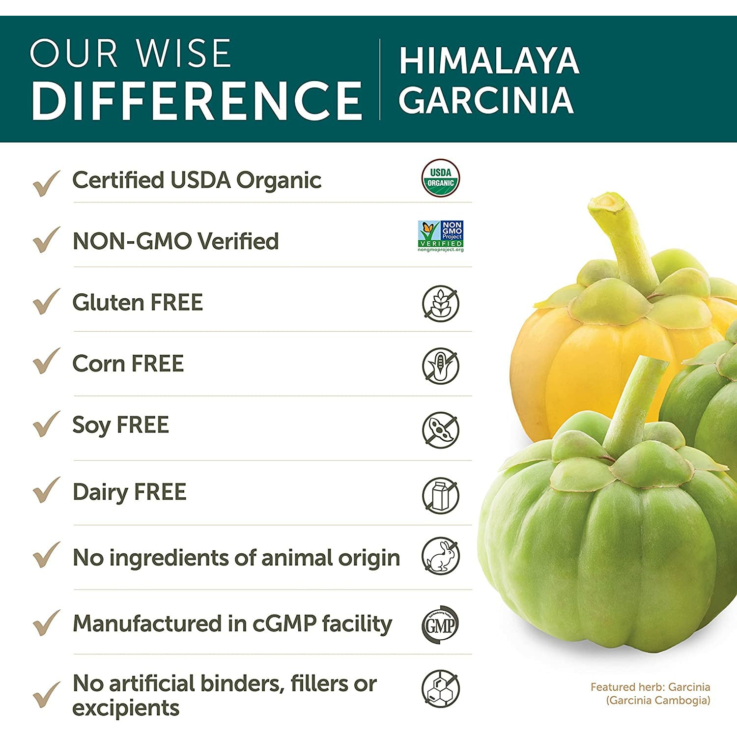 Himalaya Organic Garnicia Cambogia (60 caps) Fat Burners Himalaya