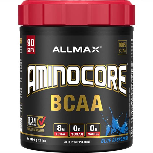 Allmax Aminocore BCAAs (90 servings) allmax-aminocore-bcaas-90-servings Blue Raspberry Allmax Nutrition