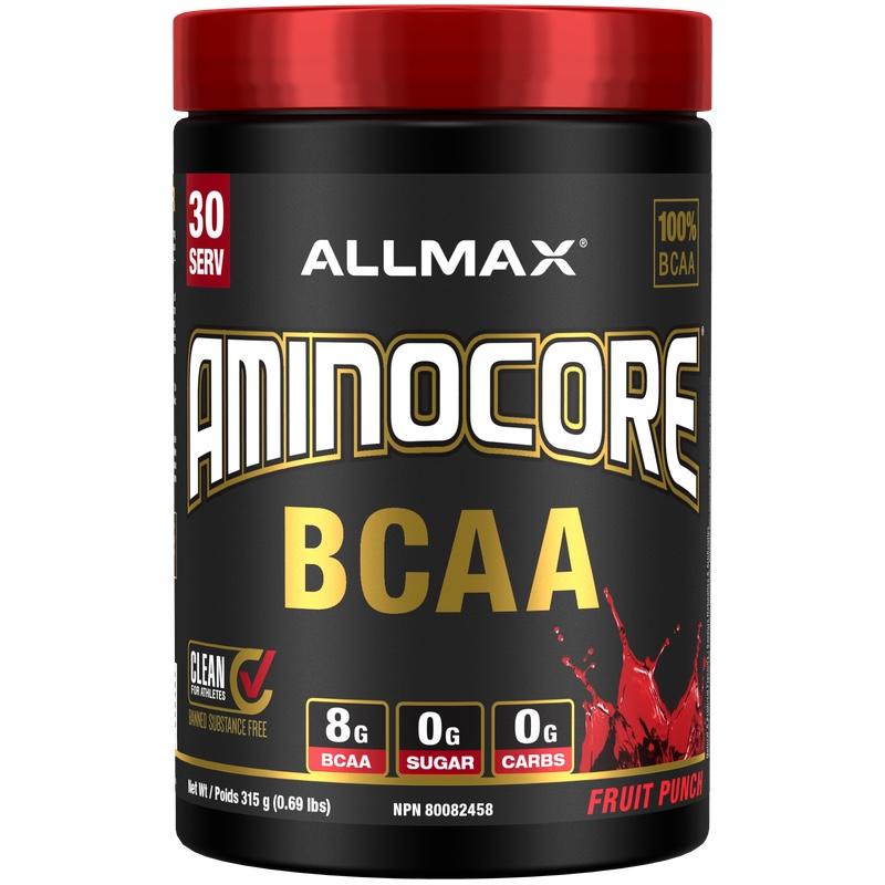 NEW Allmax Aminocore (30 servings) BCAAs and Amino Acids Fruit Punch Allmax Nutrition