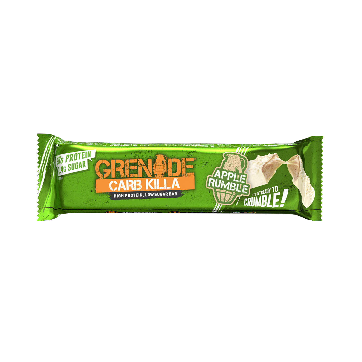 Grenade Carb Killa Keto Protein Bars (1 bar) Protein Snacks Apple Rumble Grenade