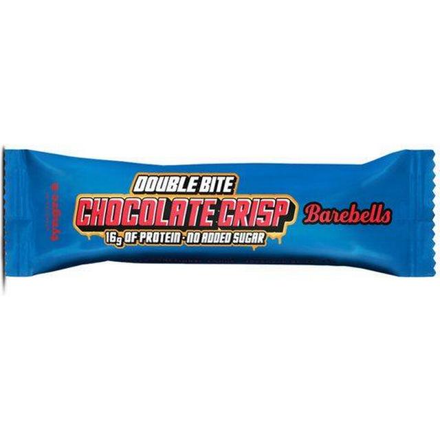 Barebells Protein Bar (1 bar) Protein Snacks Double Bite Chocolate Crisp BEST BY APRIL/23 Barebells