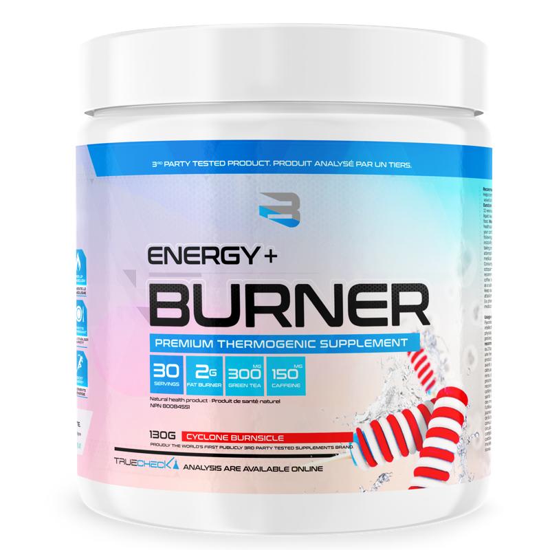 Believe Supplements Energy + Burner - Premium Thermogenic Supplement (30 servings) Fat Burners Cyclone Burnsicle Believe Supplements