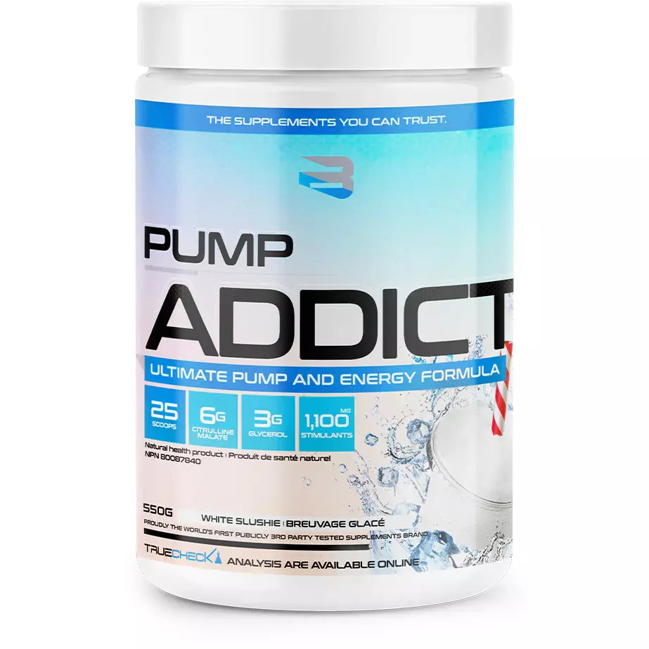 Believe Pump Addict Pre-Workout (50 servings) Pre-workout White Slushie Believe Supplements