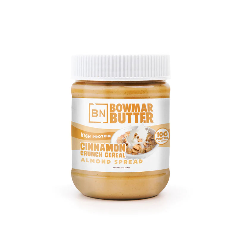 NEW Bowmar High Protein Nut Spread (12 oz) bowmar-new-format-high-protein-nut-spread-12-oz Red White And Blue | PEANUT,Chocolate & Peanut Butter Buckeys | PEANUT,S'Mores | PEANUT,Pumpkin Pie | ALMOND,Cookie Butter | CASHEW,Corn Bread | CASHEW,Cinnamon Crunch Cereal | ALMOND Bowmar Nutrition