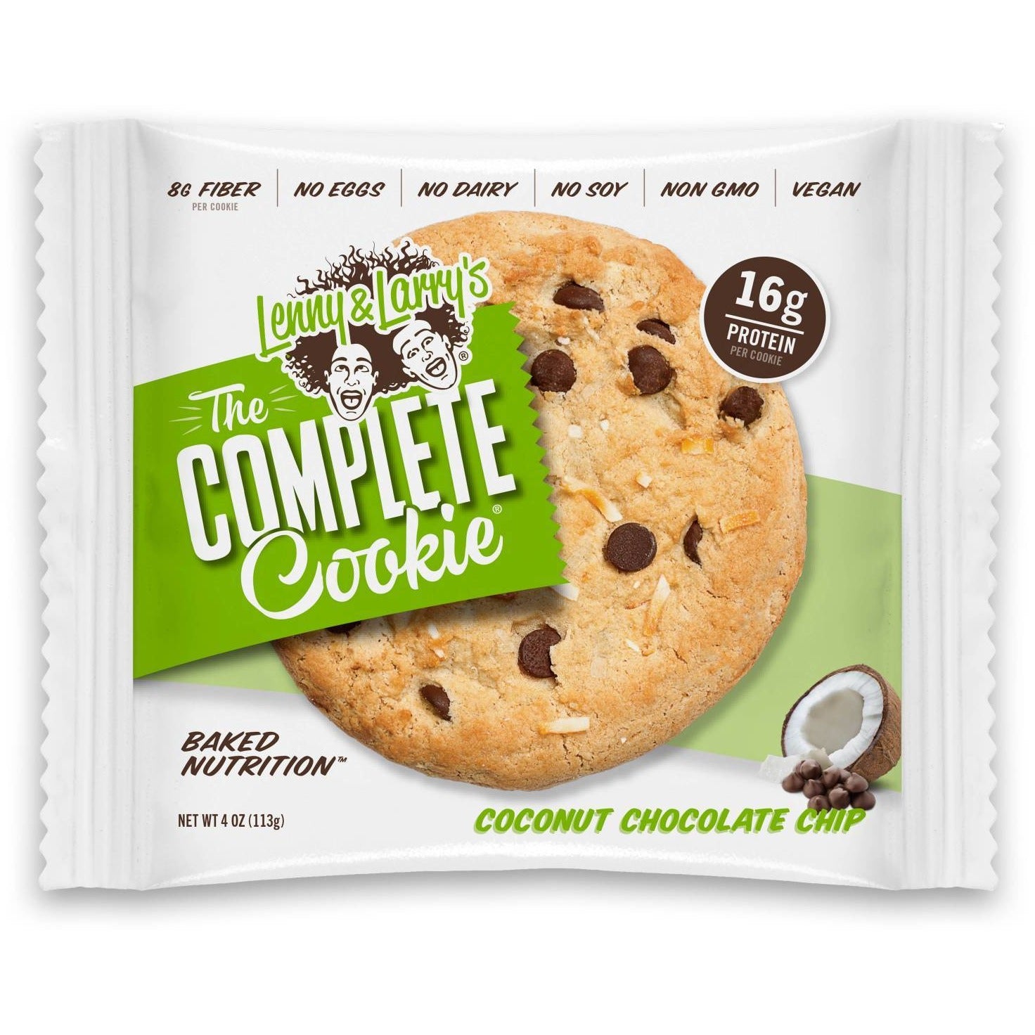 Lenny & Larry's Vegan Protein Cookie (1 cookie) lenny-larrys-protein-cookie-1-cookie Protein Snacks Coconut Chocolate Chip Lenny & Larry