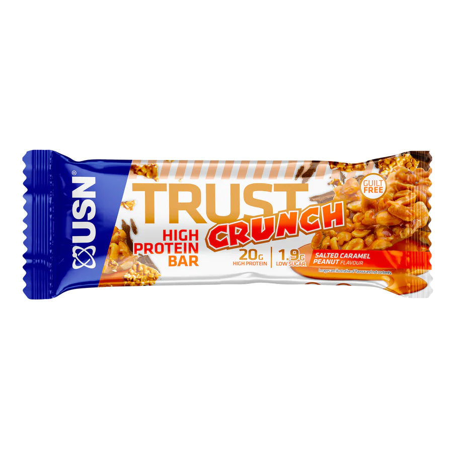 USN Crunch Protein Bar (1 bar) Protein Snacks Salted Caramel Peanut USN usn-crunch-bar-1-bar