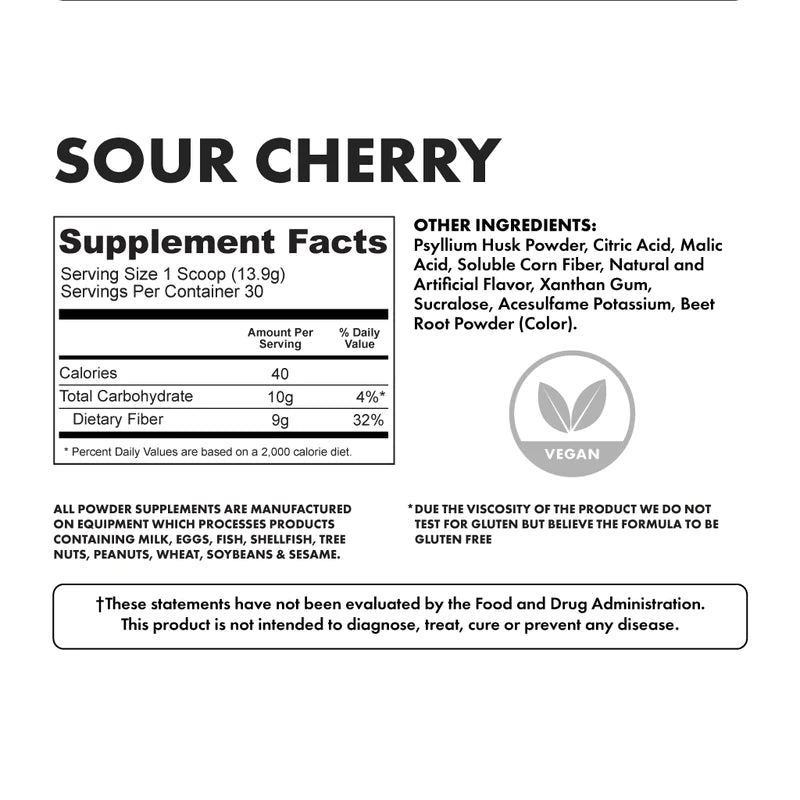 Bowmar Fiber (30 servings) Vitamins & Supplements Mango,Apple Sauce,Sour Cherry Bowmar Nutrition