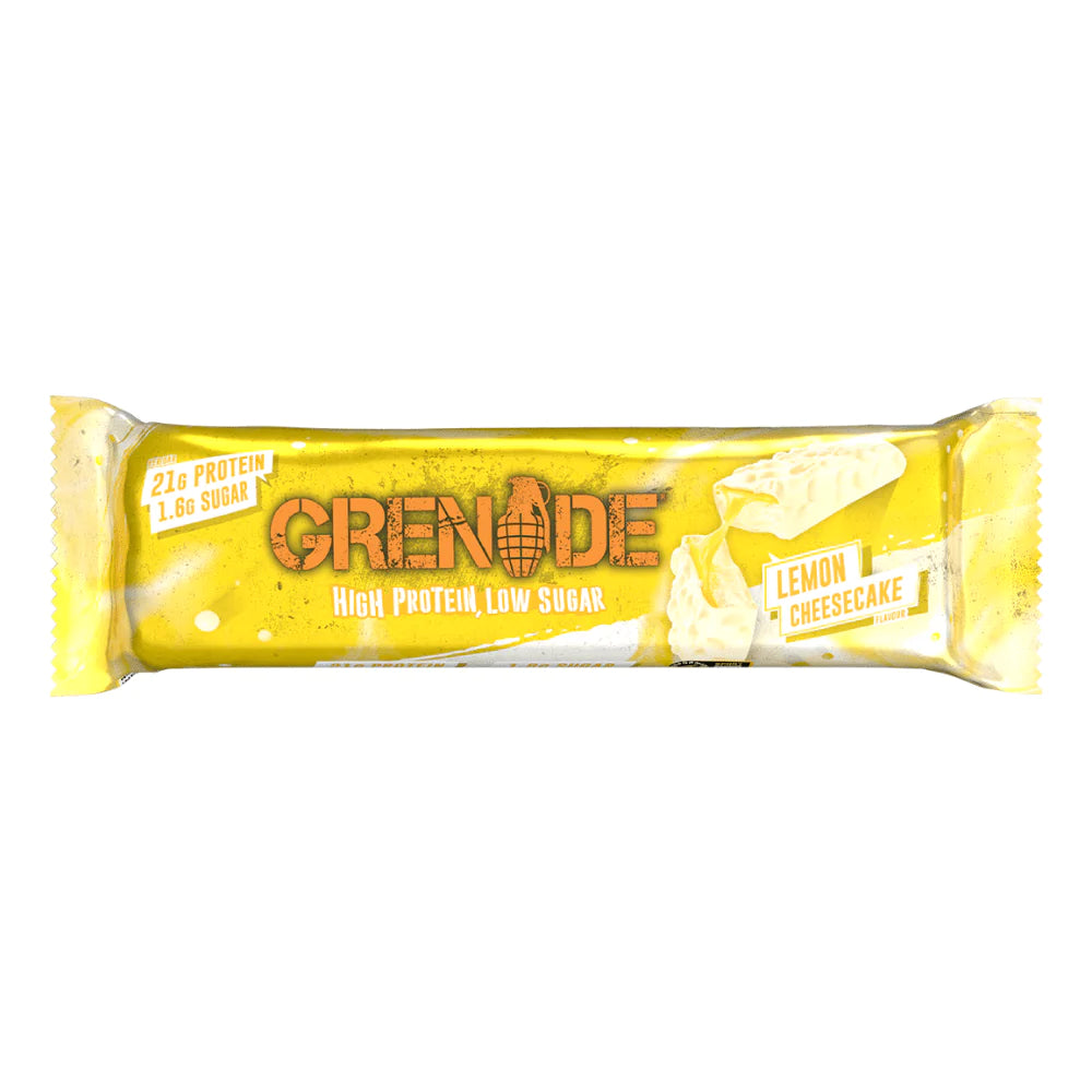 Grenade Carb Killa Keto Protein Bars (1 bar) Protein Snacks LIMITED EDITION Lemon Cheesecake Grenade
