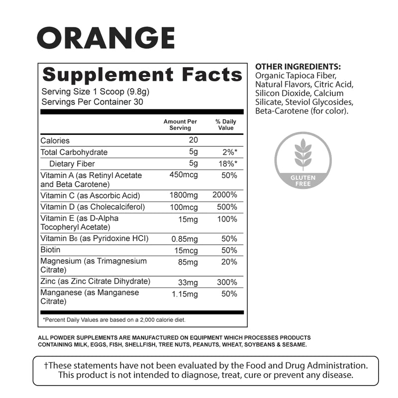 Bowmar Nutrition Immunity Support (30 servings) Peach Mint,Blueberry Lemonade,Orange,Peach Mint (25 Single Servings) Bowmar Nutrition