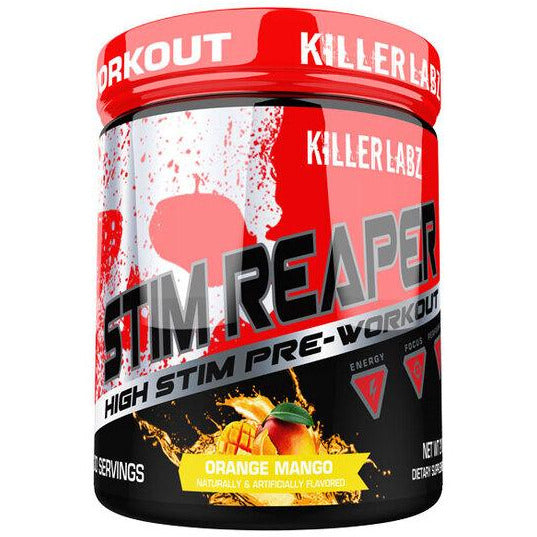 Killer Labz HIGH STIM Reaper Pre-Workout (30 servings) Pre-workout Strawberry Kiwi,Orange Mango,America Pop,Watermelon Killer Labz