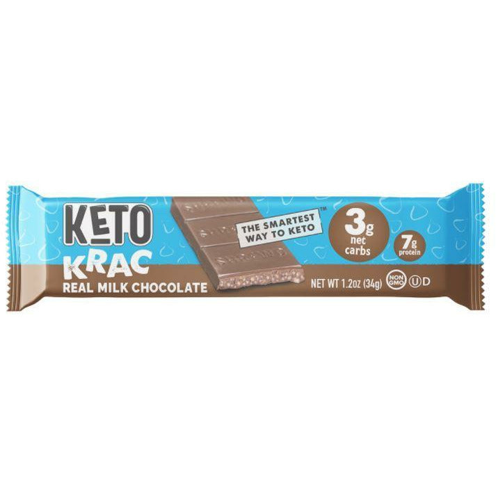 Shrewd Food Keto Krac Bar - Milk Chocolate (1 bar) BEST BY JUNE 2023 Protein Snacks Shrewd Food