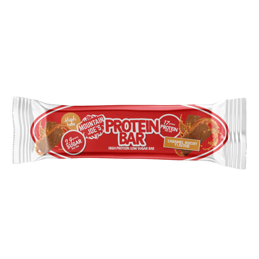 Mountain Joe's Low Sugar Protein Bar (1 bar) Protein Snacks Caramel Biscuit BEST BY JUNE 06/23 Mountain Joe's mountain-joes-protein-bar-1-bar