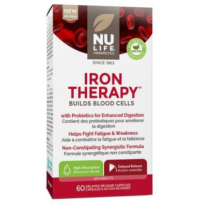 Nu Life Iron Therapy (60 Vegan Capsules) nu-life-iron-therapy Health and Wellness Nu Life