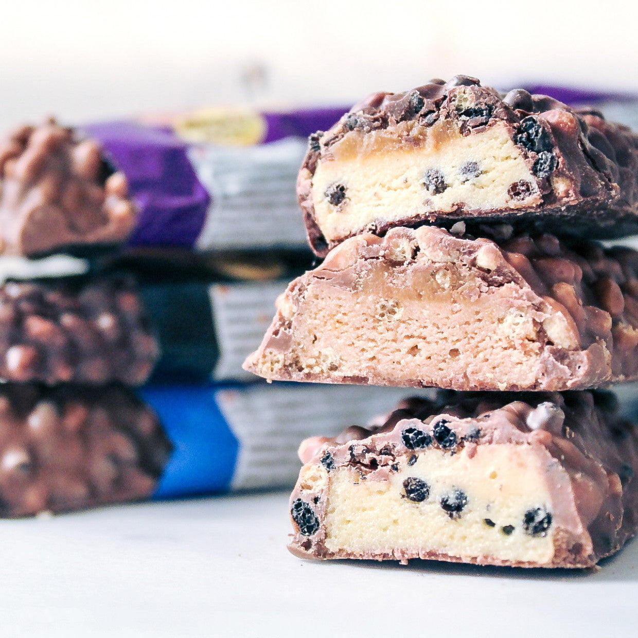 QNT Protein Joy Bar (1 bar) Protein Snacks Caramel Cookie Dough,Cookies & Cream,Vanilla Crunch qnt
