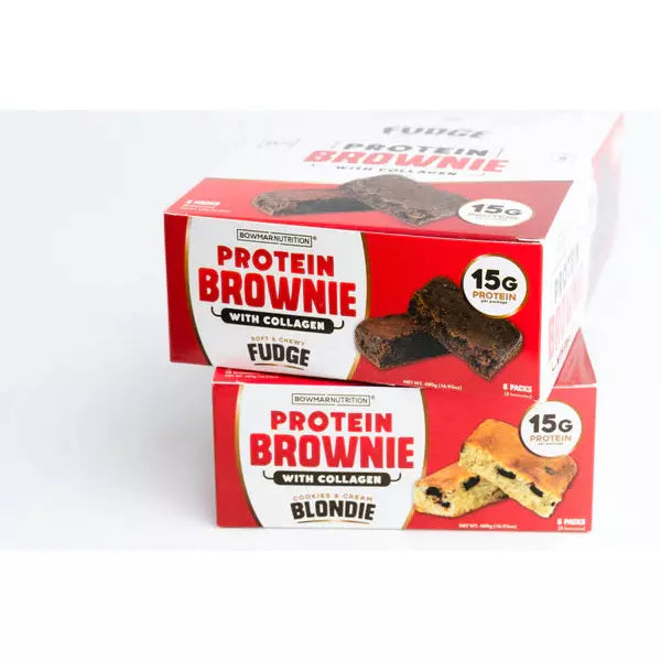 Brownie protéiné Bowmar Nutrition (1 BOÎTE de 8)