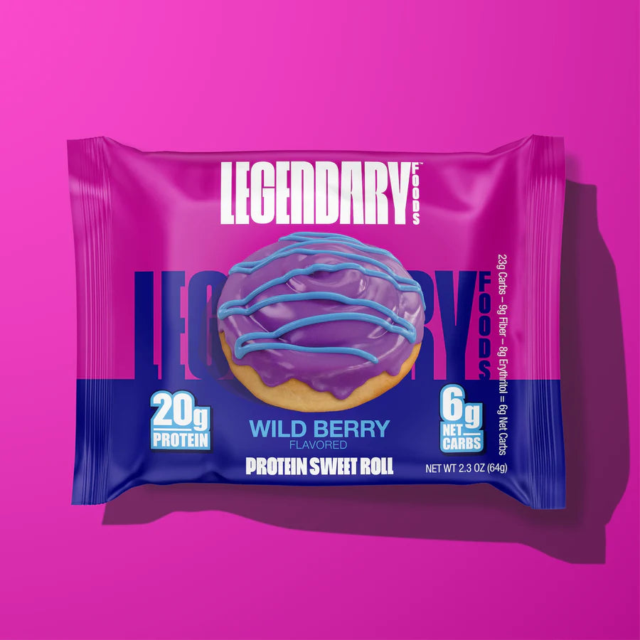 Legendary Foods Protein Sweet Roll 1 roll Legendary Foods Top Nutrition Canada